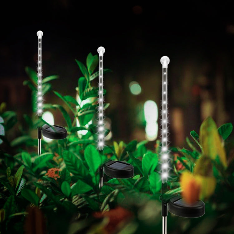 Solar Lawn Light Meteor Shower Light 25LED Garden Decorative Ground Light White Light