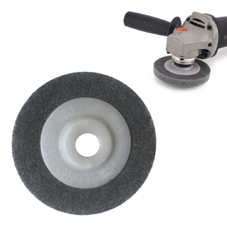 100x16mm 4 Inch Angle Nylon Wheel Nylon Polishing Wheel 100 Type Nylon Grinder For Angle Grinder(Grey)