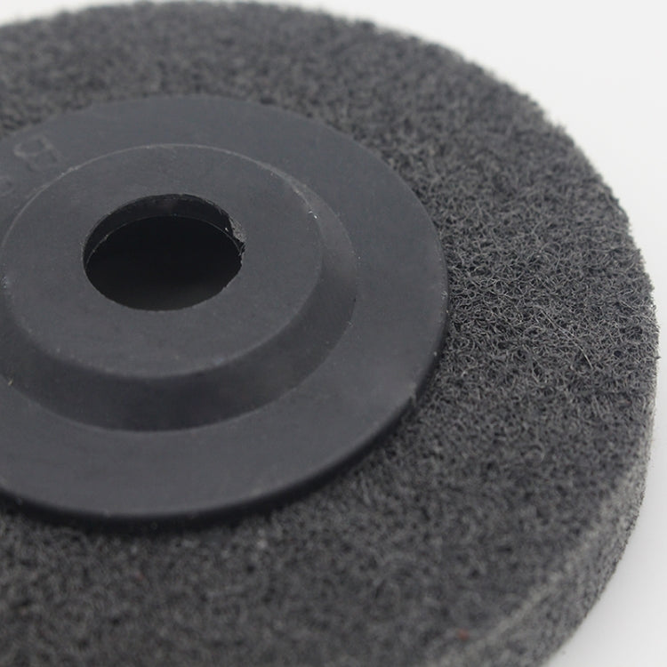 100x16mm 4 Inch Angle Nylon Wheel Nylon Polishing Wheel 100 Type Nylon Grinder For Angle Grinder(Grey)
