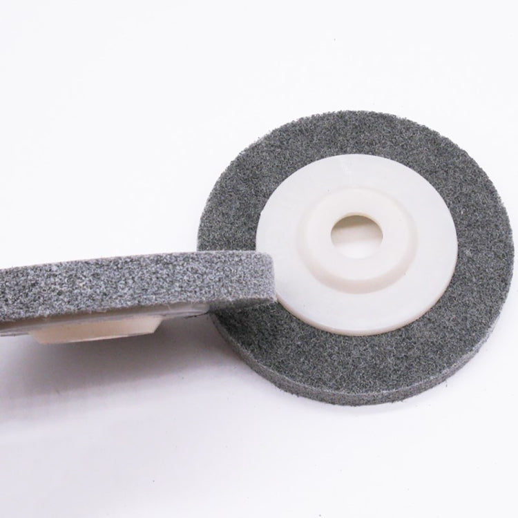 100x16mm 4 Inch Angle Nylon Wheel Nylon Polishing Wheel 100 Type Nylon Grinder For Angle Grinder(Grey)