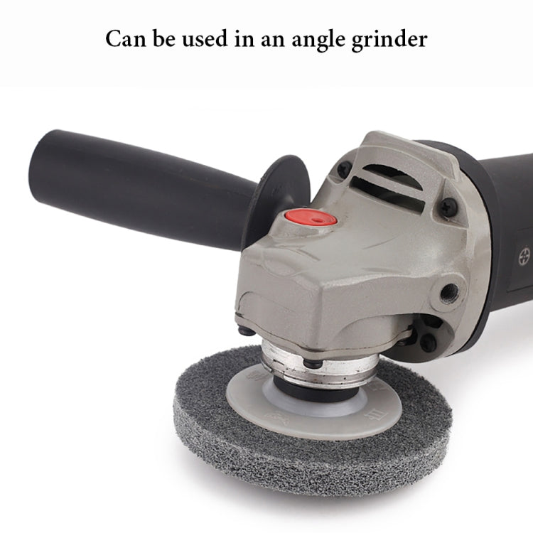 100x16mm 4 Inch Angle Nylon Wheel Nylon Polishing Wheel 100 Type Nylon Grinder For Angle Grinder(Grey)