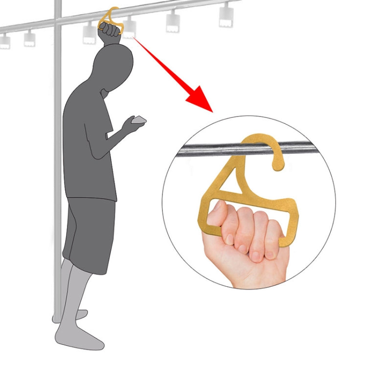 2 PCS Bus and Subway Non-Contact Safety Protection Handrail Keychain