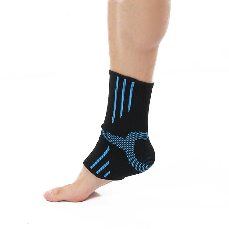 2 Pairs Sports Knitted Ankle Support Outdoor Running Basketball Fitness Ankle Support Breathable and Sweat-Absorbent Ankle Support for Men and Women(Blue)