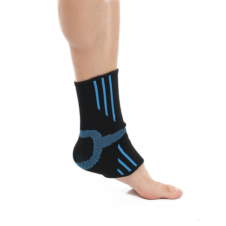 2 Pairs Sports Knitted Ankle Support Outdoor Running Basketball Fitness Ankle Support Breathable and Sweat-Absorbent Ankle Support for Men and Women(Blue)