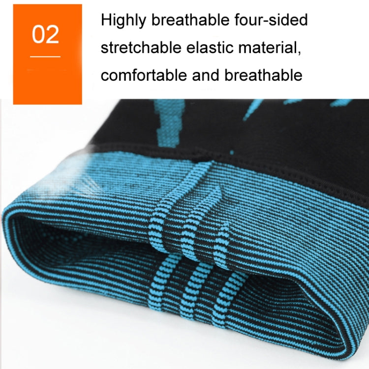 2 Pairs Sports Knitted Ankle Support Outdoor Running Basketball Fitness Ankle Support Breathable and Sweat-Absorbent Ankle Support for Men and Women(Blue)