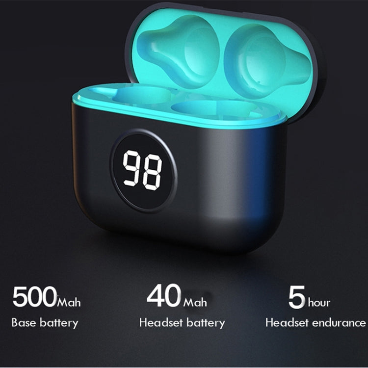 SE-16 TWS Noise Cancelling Touch Smart LED Digital Wireless Bluetooth Earphone(Sea Blue)