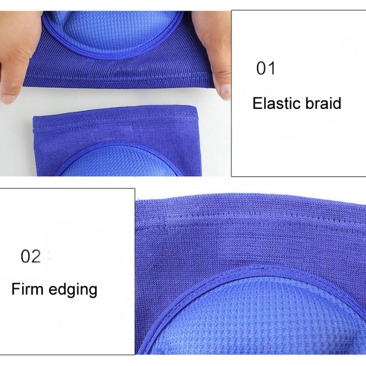 2 Pairs Anti-Collision Thickened Sports Knee Pads Goalkeeper Dance Rock Climbing Sponge Knee Pads