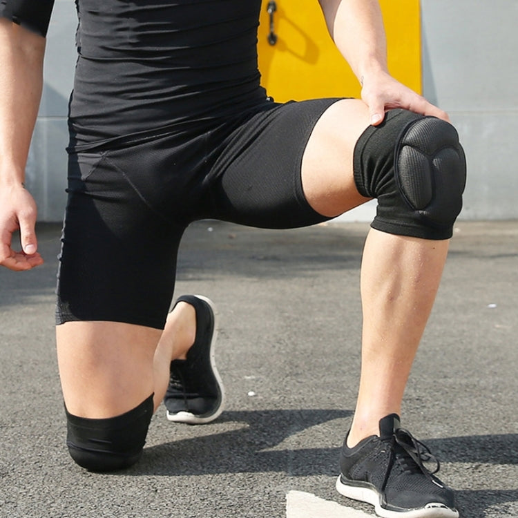 2 Pairs Anti-Collision Thickened Sports Knee Pads Goalkeeper Dance Rock Climbing Sponge Knee Pads