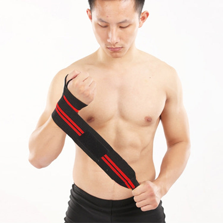 A Pair Fitness Bandage Wrapped Compression Band Weightlifting Compression Bundled Wristband
