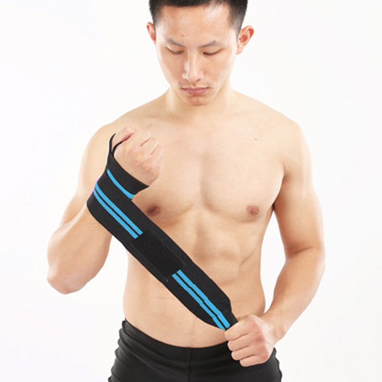 A Pair Fitness Bandage Wrapped Compression Band Weightlifting Compression Bundled Wristband