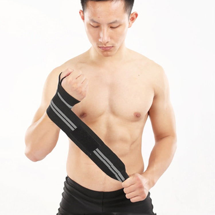 A Pair Fitness Bandage Wrapped Compression Band Weightlifting Compression Bundled Wristband