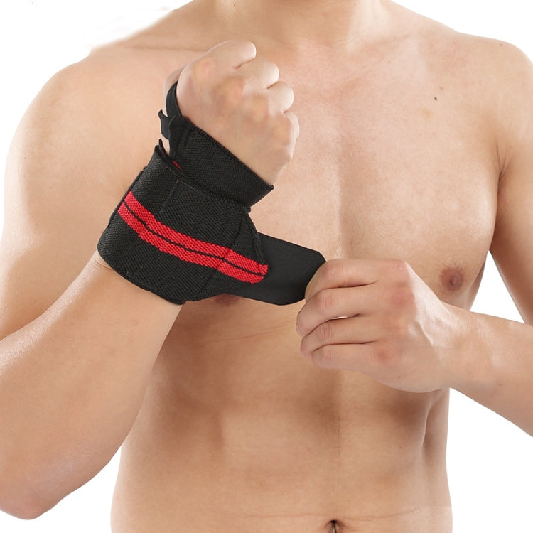 A Pair Fitness Bandage Wrapped Compression Band Weightlifting Compression Bundled Wristband