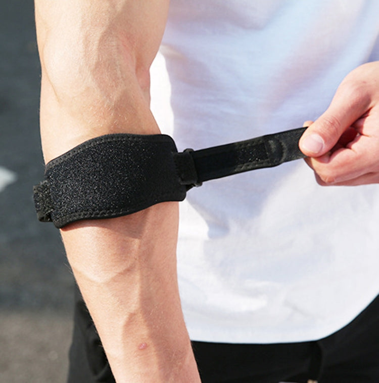 2 PCS Sports Basketball Elbow Pads Badminton Compression Elbow Pads Adjustable Elbow Sponge Protector