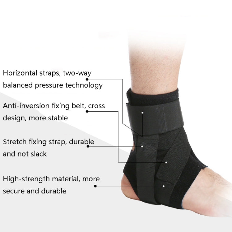 Sports Sprains Running Ankle Guard Football Basketball Badminton Ankle Protection, Specification: L (Right Foot)