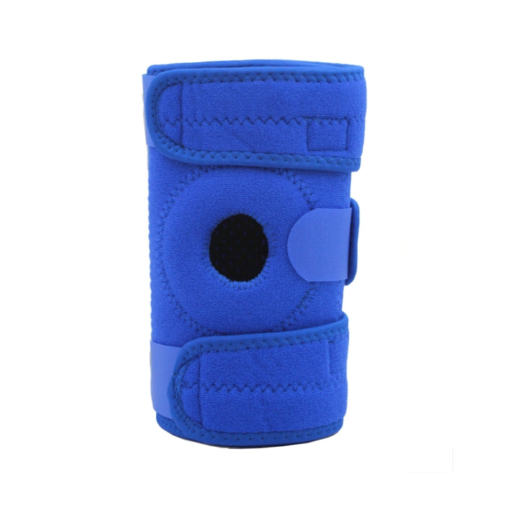 Sports Non-Slip Knee Pads Men And Women Breathable Compression Shock Absorber, Specification: Left Leg (Blue)