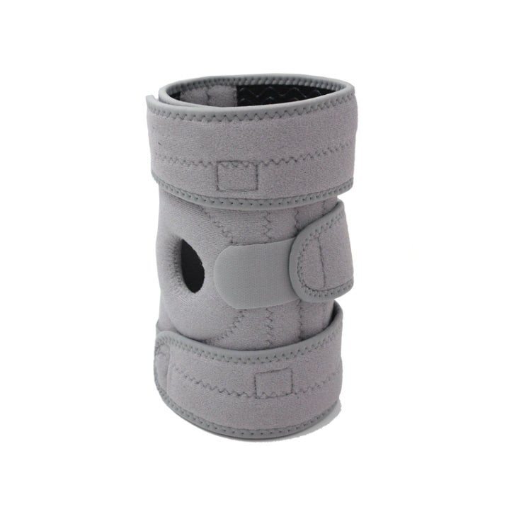 Sports Non-Slip Knee Pads Men And Women Breathable Compression Shock Absorber, Specification: Right Leg (Gray)