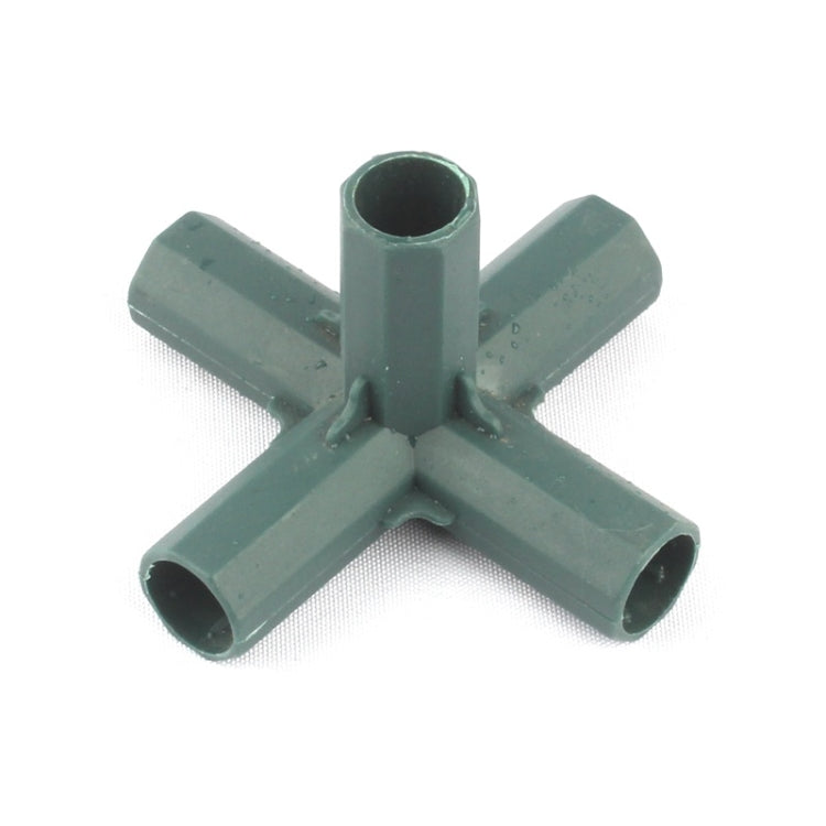 2 PCS 16mm Plastic Gardening Pillar Connectors Vegetable Garden Climbing Plants Bracket Awning Pipe Pole Connecting Joints