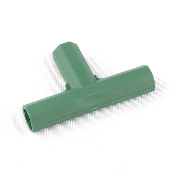 2 PCS 16mm Plastic Gardening Pillar Connectors Vegetable Garden Climbing Plants Bracket Awning Pipe Pole Connecting Joints