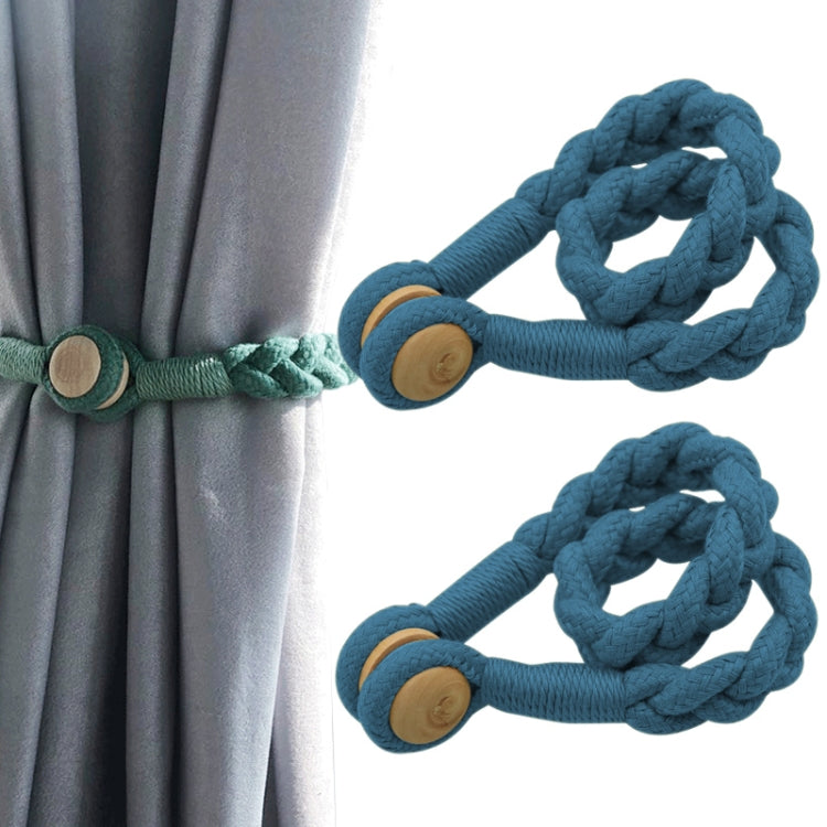 1 Pair Magnetic Buckle Twist Tie For Curtains