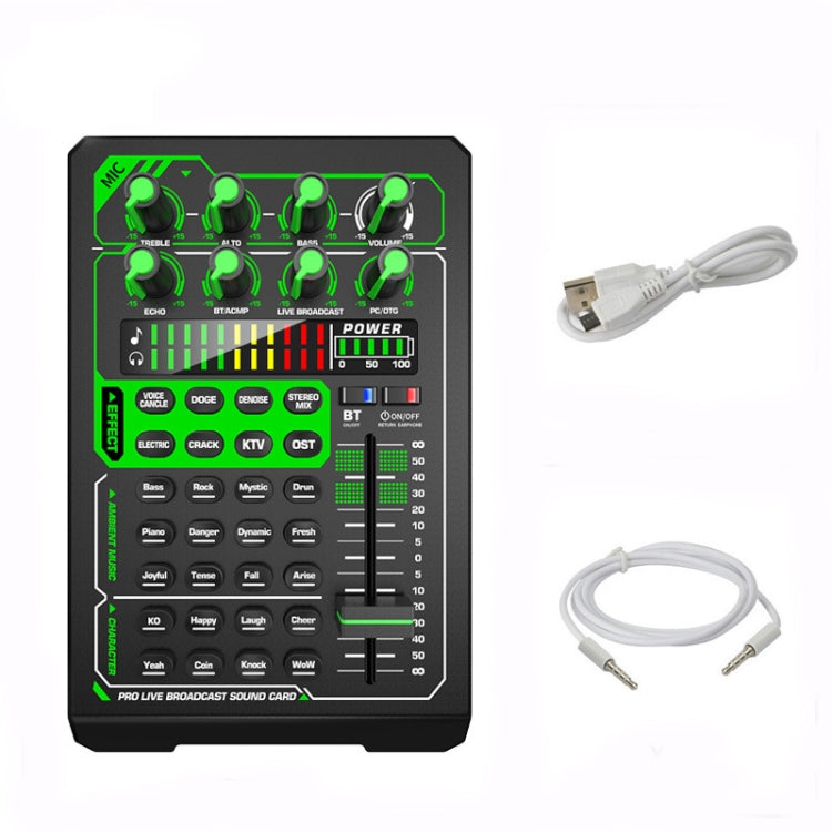 E1 Mixer Bluetooth Sound Card Set K Song Live Sound Processor
