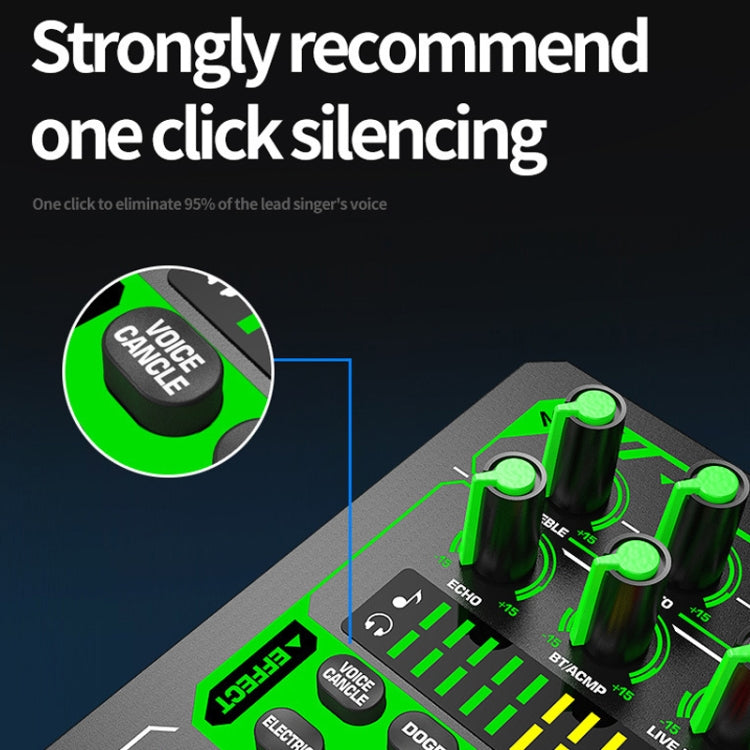 E1 Mixer Bluetooth Sound Card Set K Song Live Sound Processor