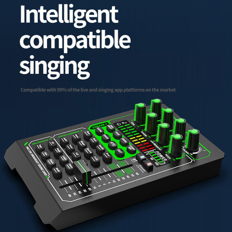 E1 Mixer Bluetooth Sound Card Set K Song Live Sound Processor