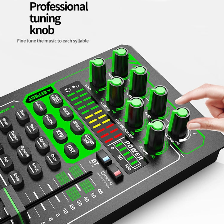 E1 Mixer Bluetooth Sound Card Set K Song Live Sound Processor