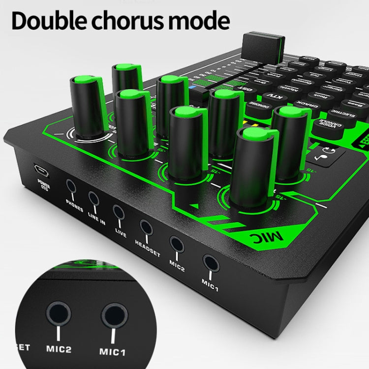 E1 Mixer Bluetooth Sound Card Set K Song Live Sound Processor