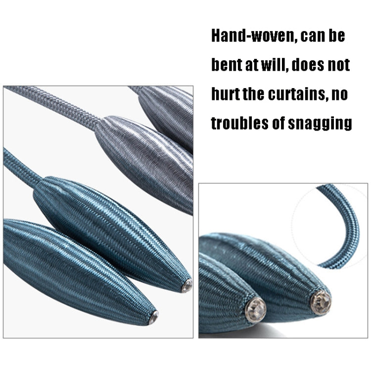 CK-04 4 PCS Curtain Buckle Simple And Versatile Free Perforated Curtain Tie Rope
