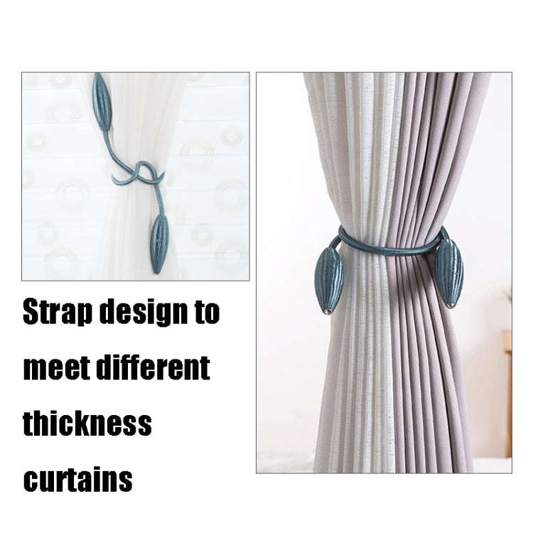 CK-04 4 PCS Curtain Buckle Simple And Versatile Free Perforated Curtain Tie Rope