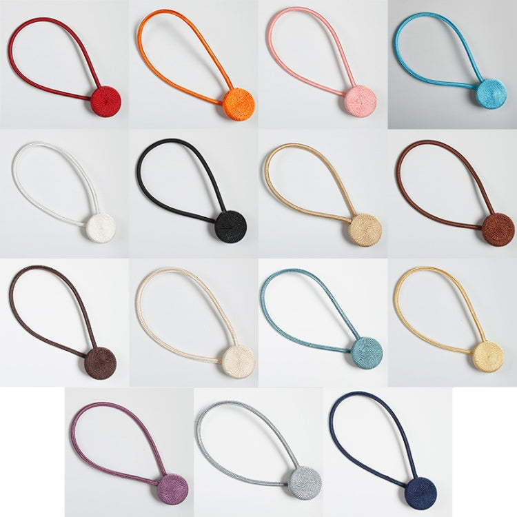 CK08 4 PCS All-Match Curtain Magnetic Buckle Free Installation Simple Curtain Strap