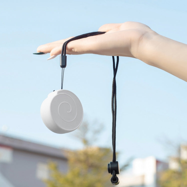 Portable Hanging Neck Air Purifier Small Mini Negative Ion Portable Smoke Dust Purifier(White)