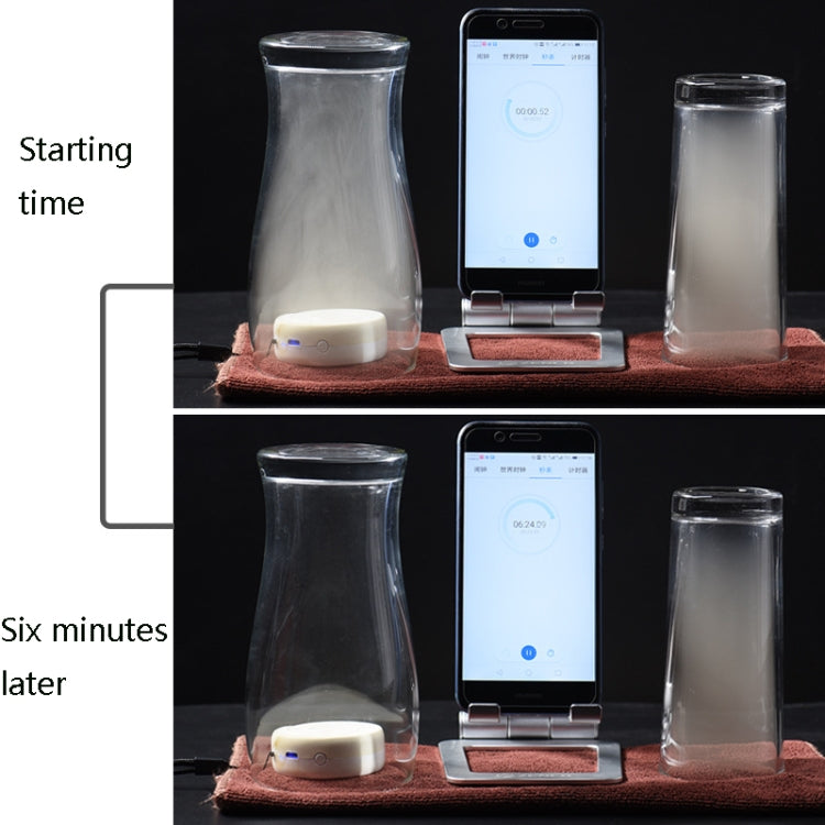 Portable Hanging Neck Air Purifier Small Mini Negative Ion Portable Smoke Dust Purifier(White)