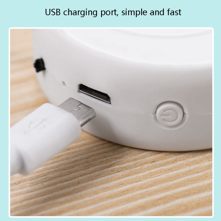 Portable Hanging Neck Air Purifier Small Mini Negative Ion Portable Smoke Dust Purifier(White)