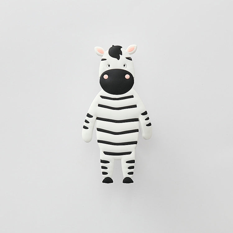 4 PCS Punch-Free Cartoon Animal Hooks Wall-Mounted Seamless Wall Refrigerator Door Decorative Hooks