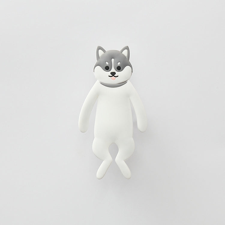 4 PCS Punch-Free Cartoon Animal Hooks Wall-Mounted Seamless Wall Refrigerator Door Decorative Hooks