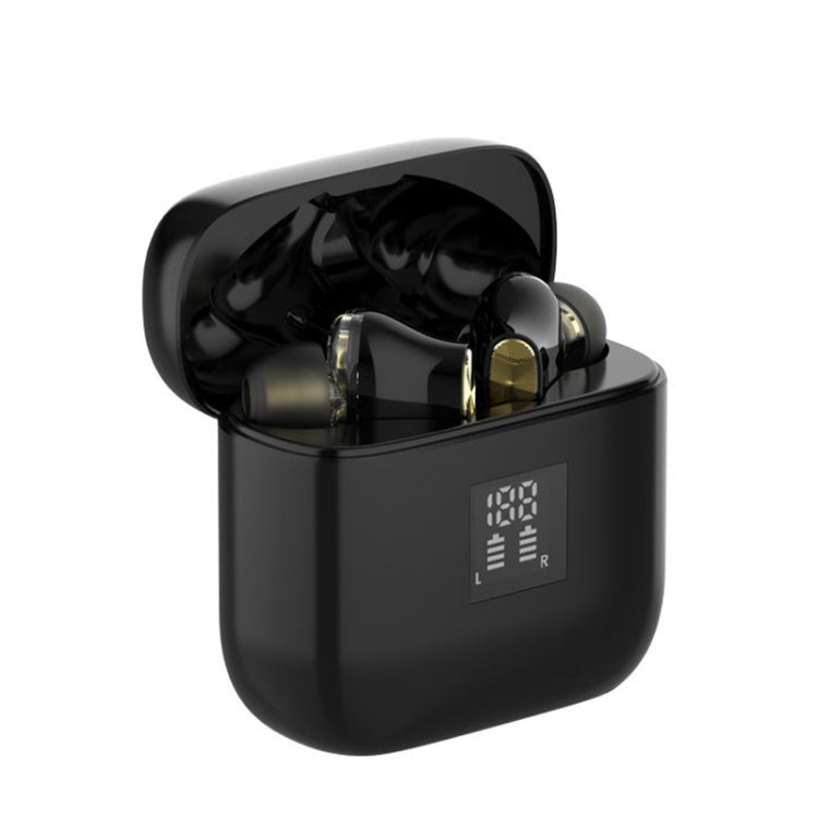 T07 TWS Noise Cancelling Heavy Bass Dual Motion Digital Sports Bluetooth Earphone