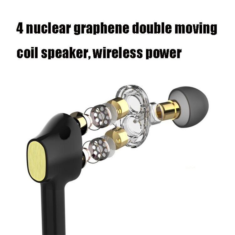 T07 TWS Noise Cancelling Heavy Bass Dual Motion Digital Sports Bluetooth Earphone