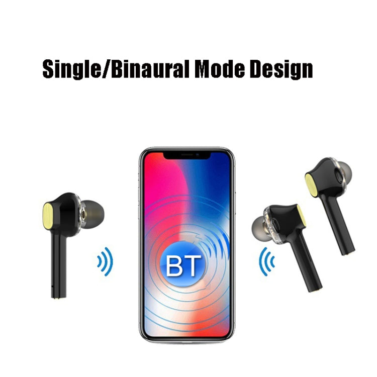 T07 TWS Noise Cancelling Heavy Bass Dual Motion Digital Sports Bluetooth Earphone