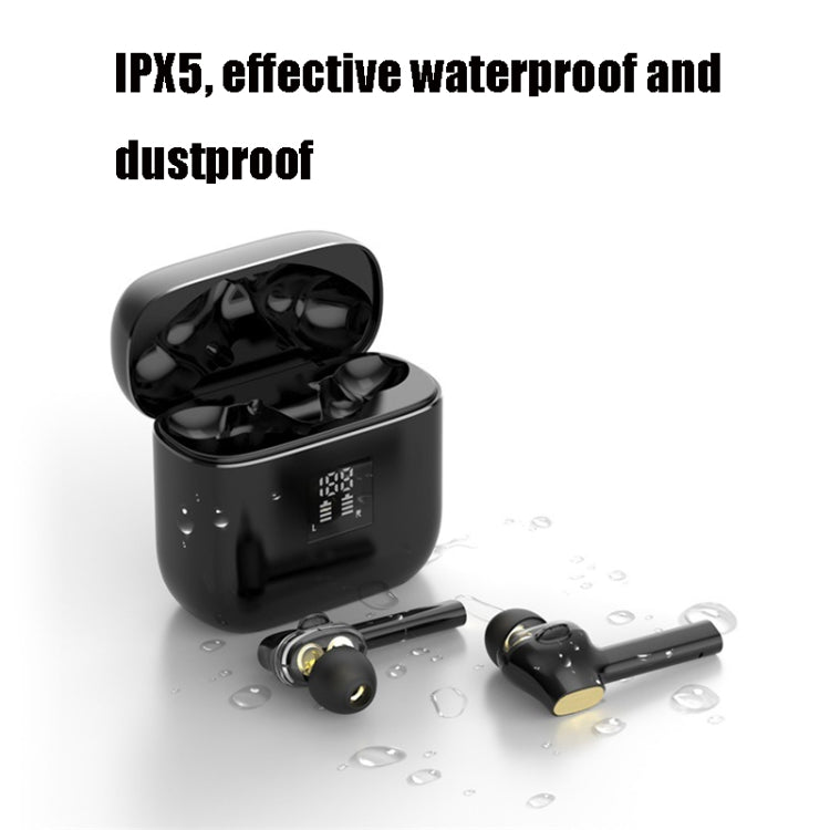 T07 TWS Noise Cancelling Heavy Bass Dual Motion Digital Sports Bluetooth Earphone