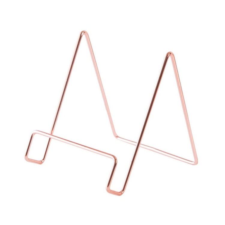 4 PCS Desktop Iron Art Plating Bracket for iPad / CD Display / Cookbook / Plate