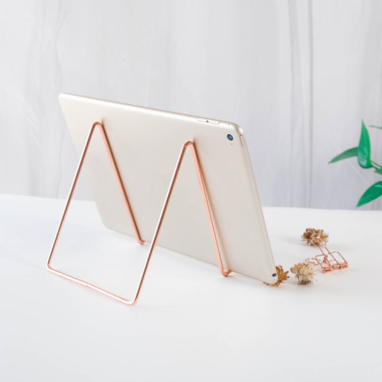 4 PCS Desktop Iron Art Plating Bracket for iPad / CD Display / Cookbook / Plate