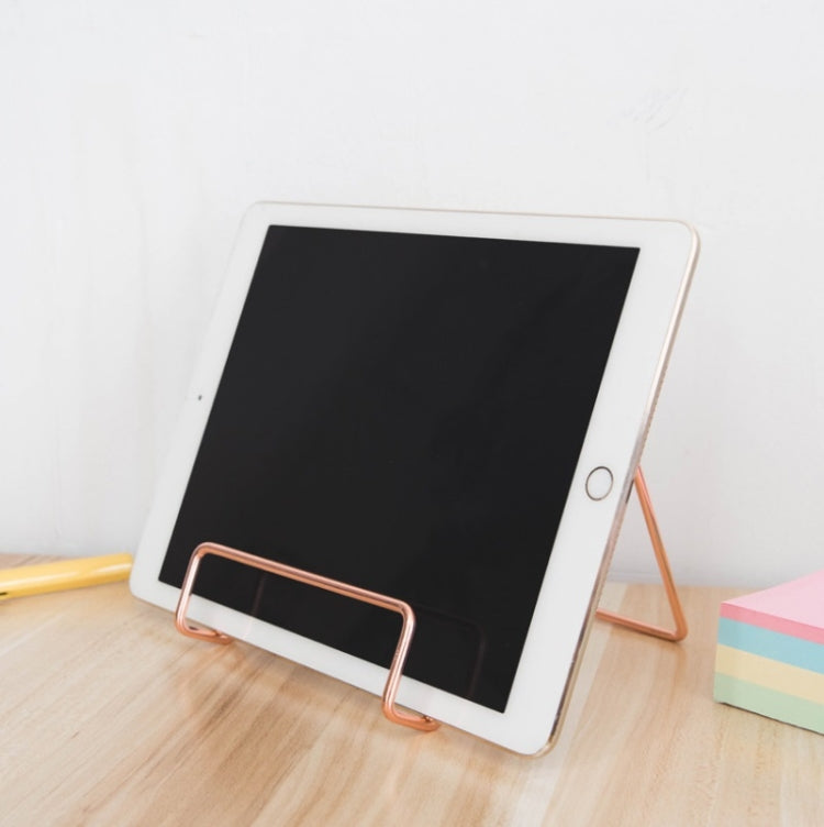4 PCS Desktop Iron Art Plating Bracket for iPad / CD Display / Cookbook / Plate
