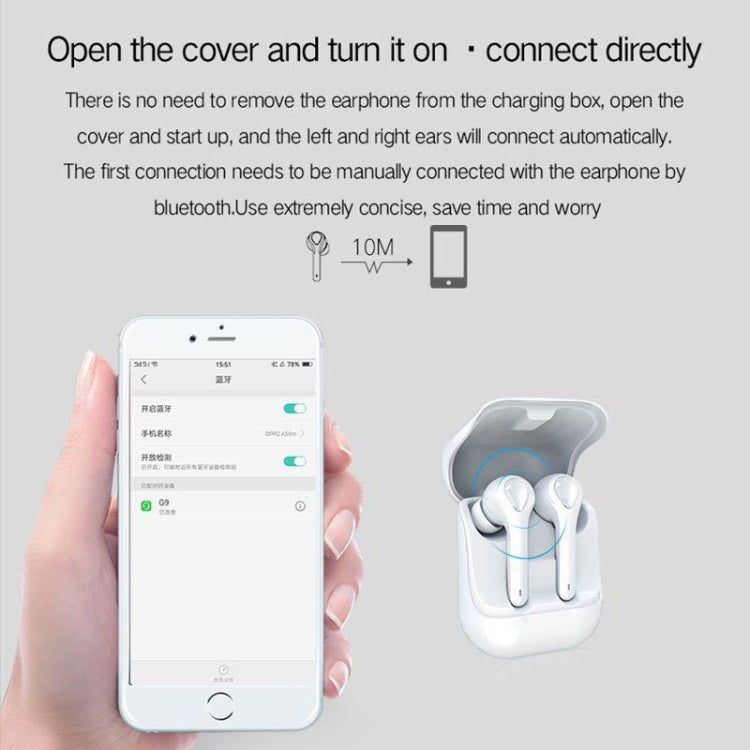 G9 MINI TWS Noise Cancelling Stereo Touch Control Mini Wireless Bluetooth Earphone