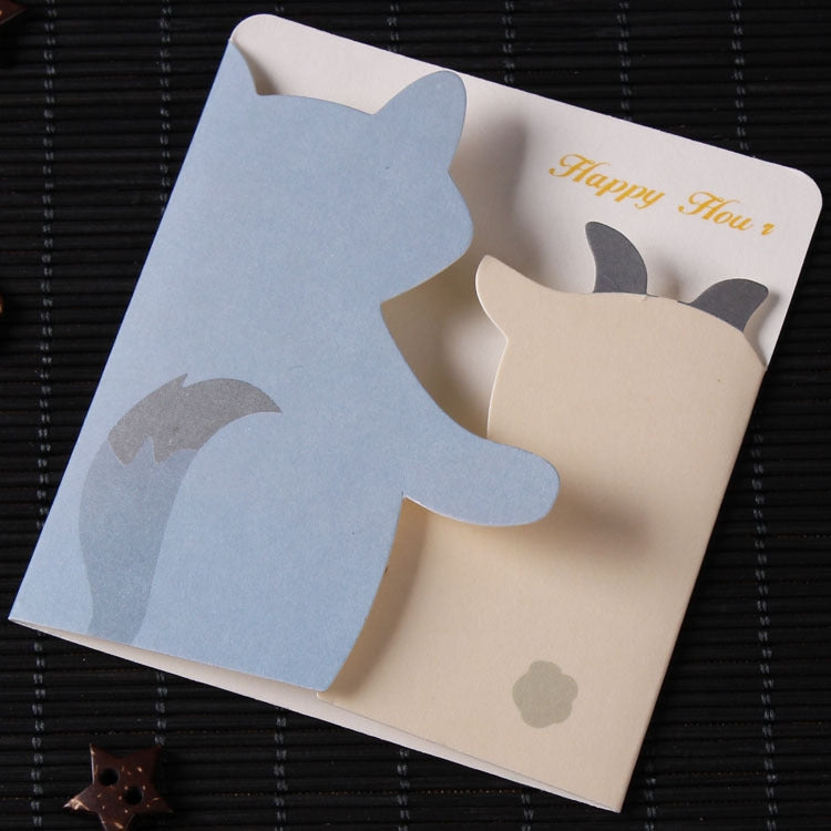 30 PCS Children Birthday Holiday Cards Creative Thanksgiving Cards
