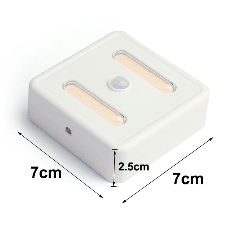 2 PCS Human Body Induction Sterilization Cabinet Light LED Night Light Novelty Wall Light, Light color: White Light