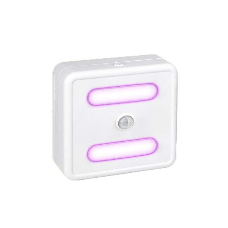 2 PCS Human Body Induction Sterilization Cabinet Light LED Night Light Novelty Wall Light, Light color: Sterilization Purple Light