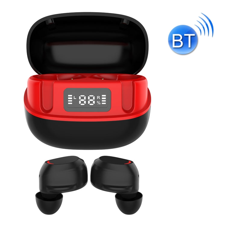 U6 TWS Noise Cancelling Digital Display Touch Mini Wireless Bluetooth Earphone