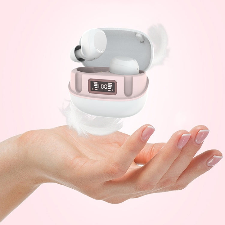 U6 TWS Noise Cancelling Digital Display Touch Mini Wireless Bluetooth Earphone