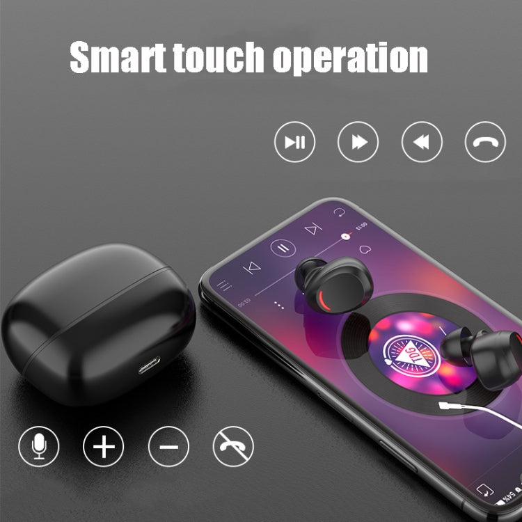 U6 TWS Noise Cancelling Digital Display Touch Mini Wireless Bluetooth Earphone